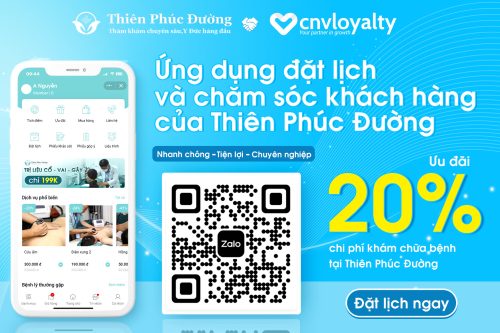 thiên phúc đường ứng dụng đặt lịch